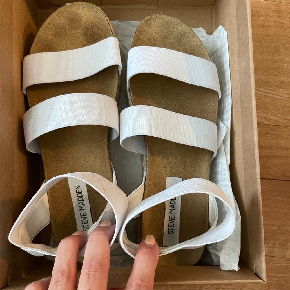 Steve Madden Kimmel White Worn Once